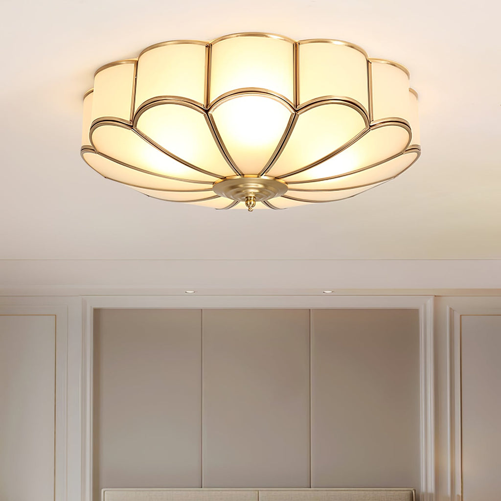 Plafonnier encastré multipoints style floral pour intérieur