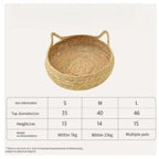 Ultra-miękkie okrągłe legowisko kota