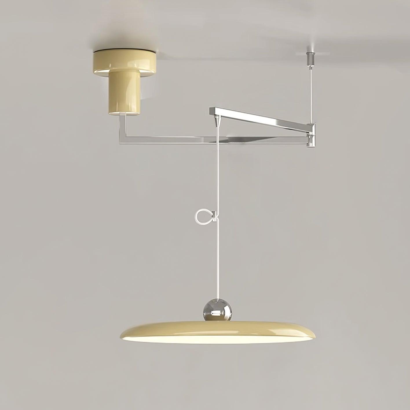 Lampada a sospensione LED sottile per interni con altezza regolabile