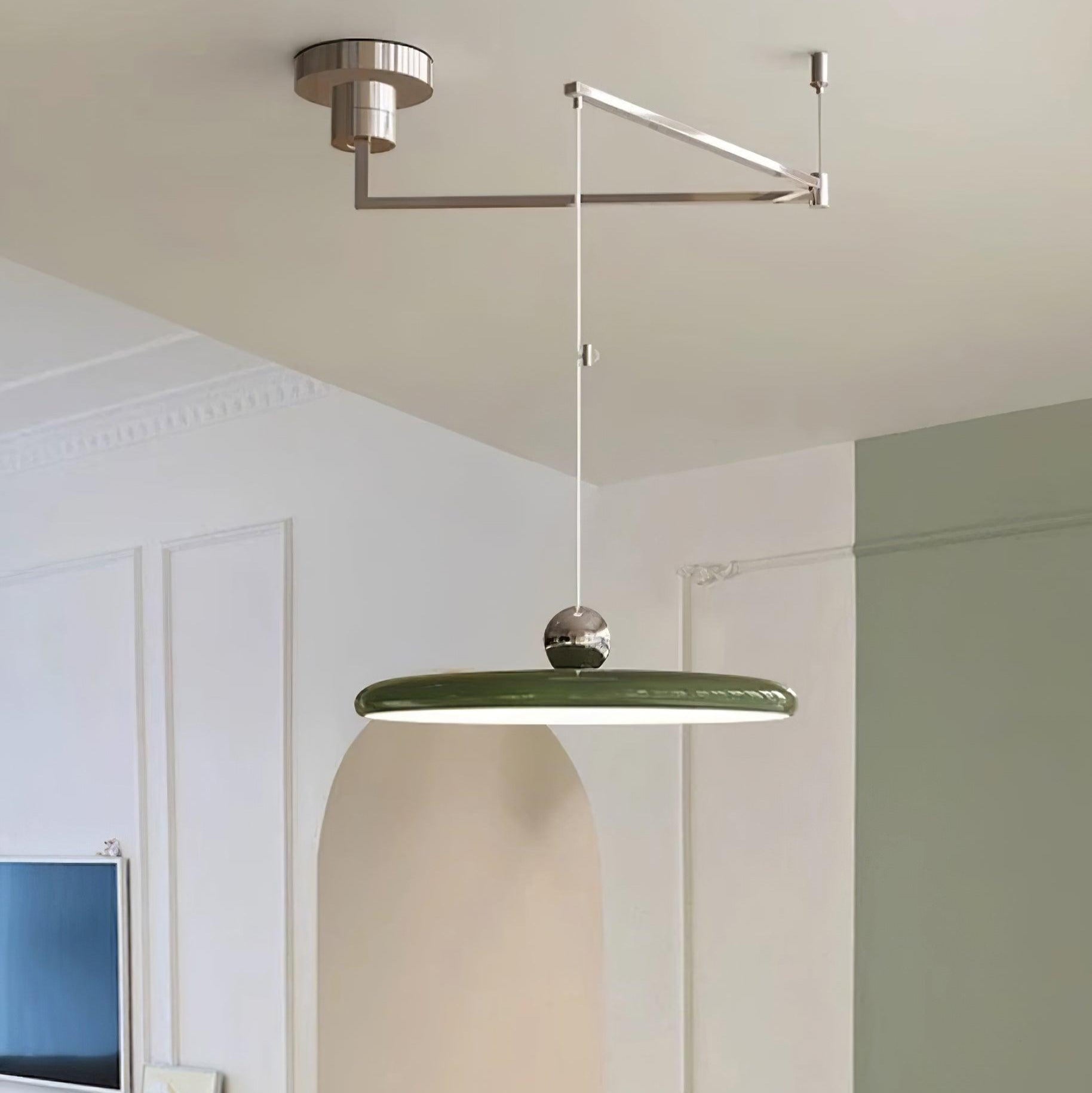 Lampada a sospensione LED sottile con altezza regolabile per interni