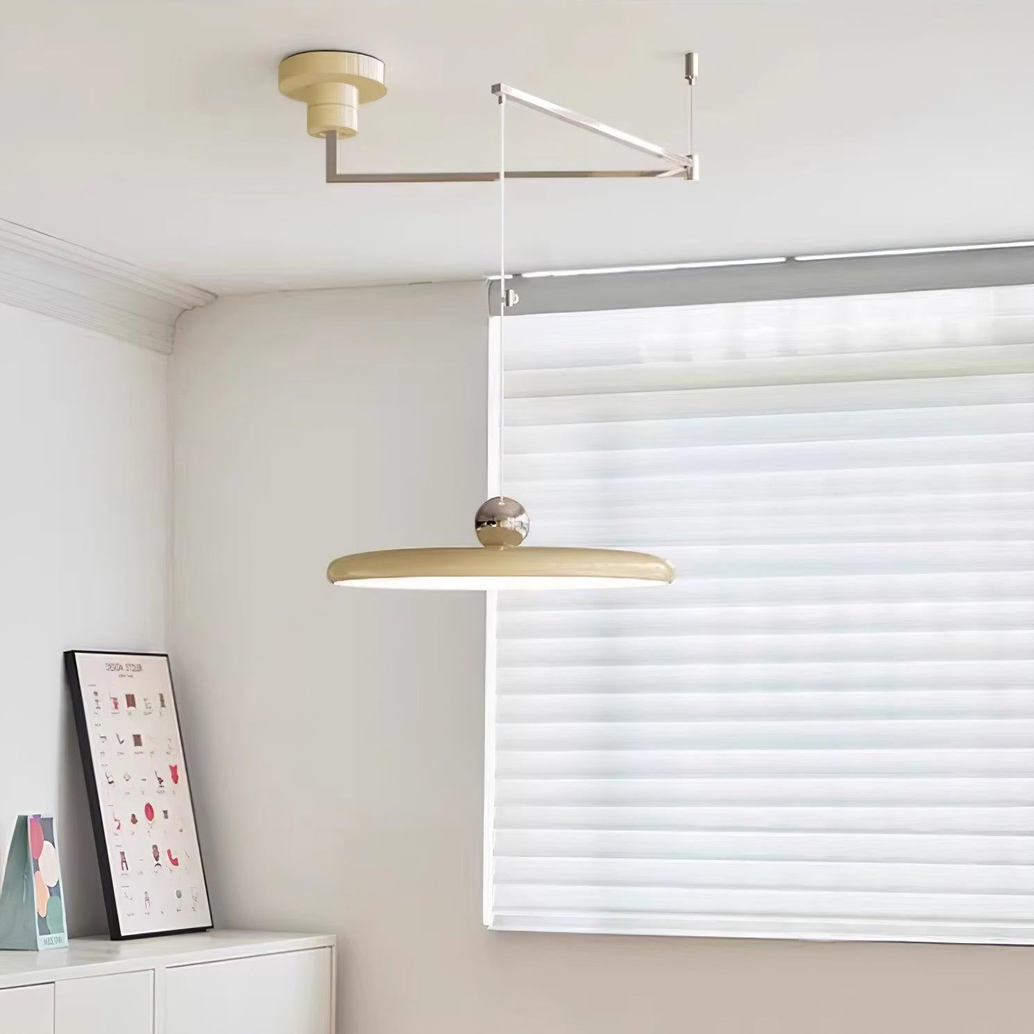 Lampada a sospensione LED sottile per interni con altezza regolabile