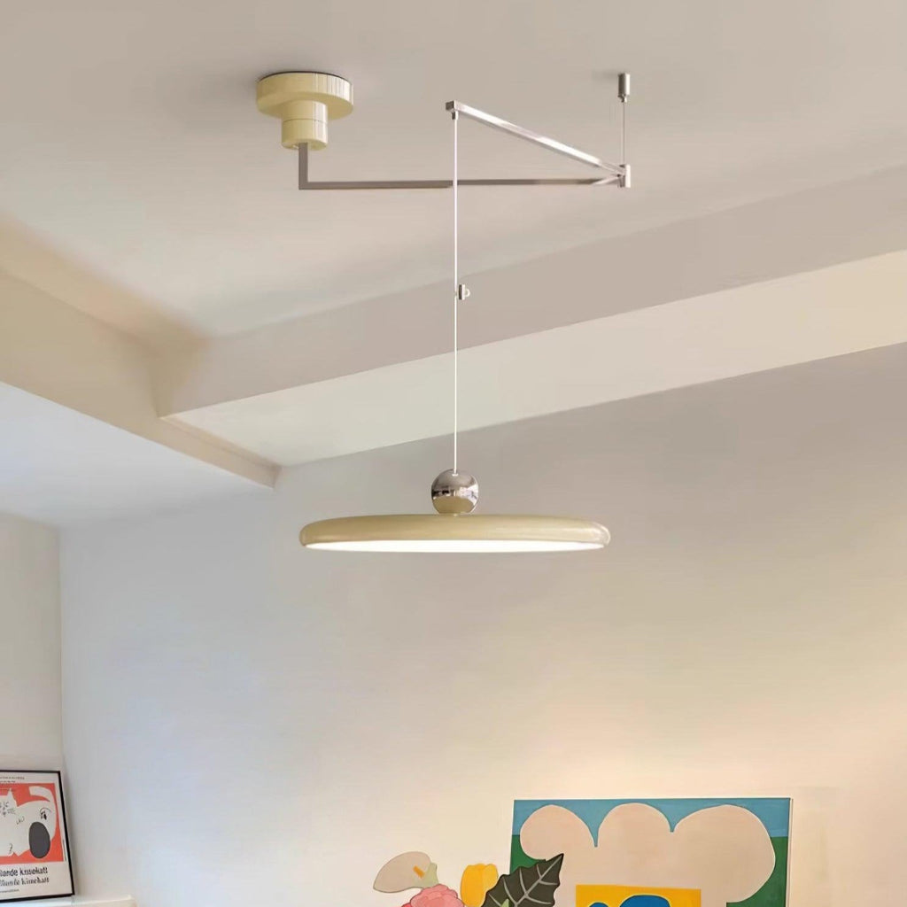 Lampada a sospensione LED sottile per interni con altezza regolabile