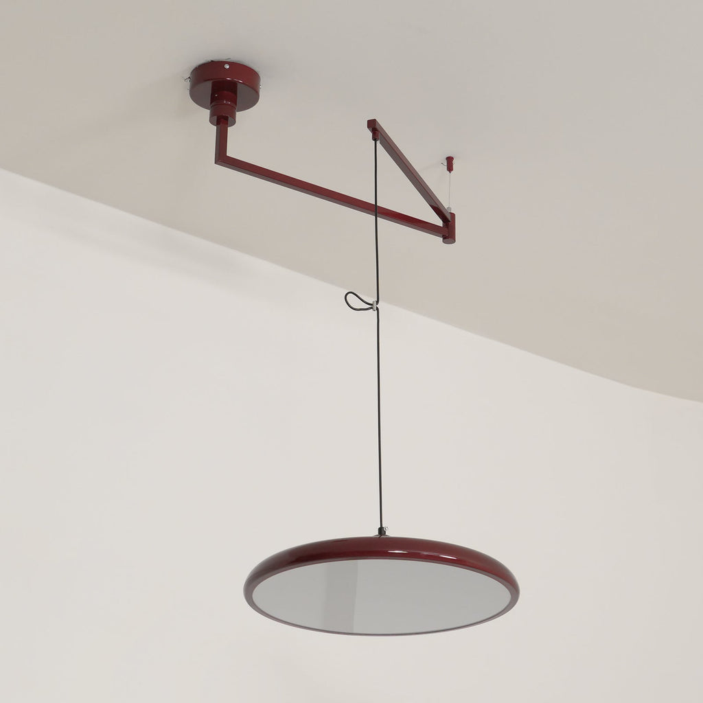 Lampada a sospensione LED sottile per interni con altezza regolabile