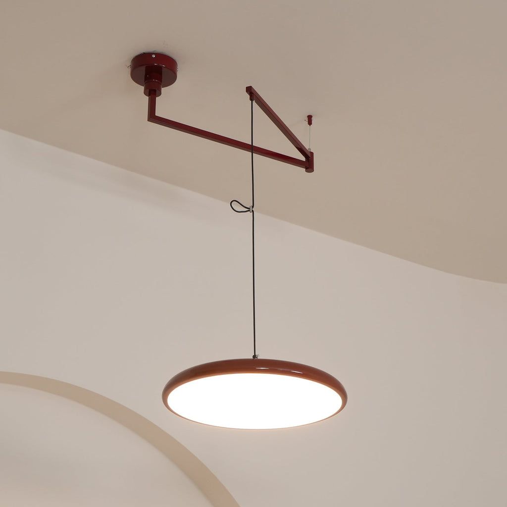 Lampada a sospensione LED sottile con altezza regolabile per interni