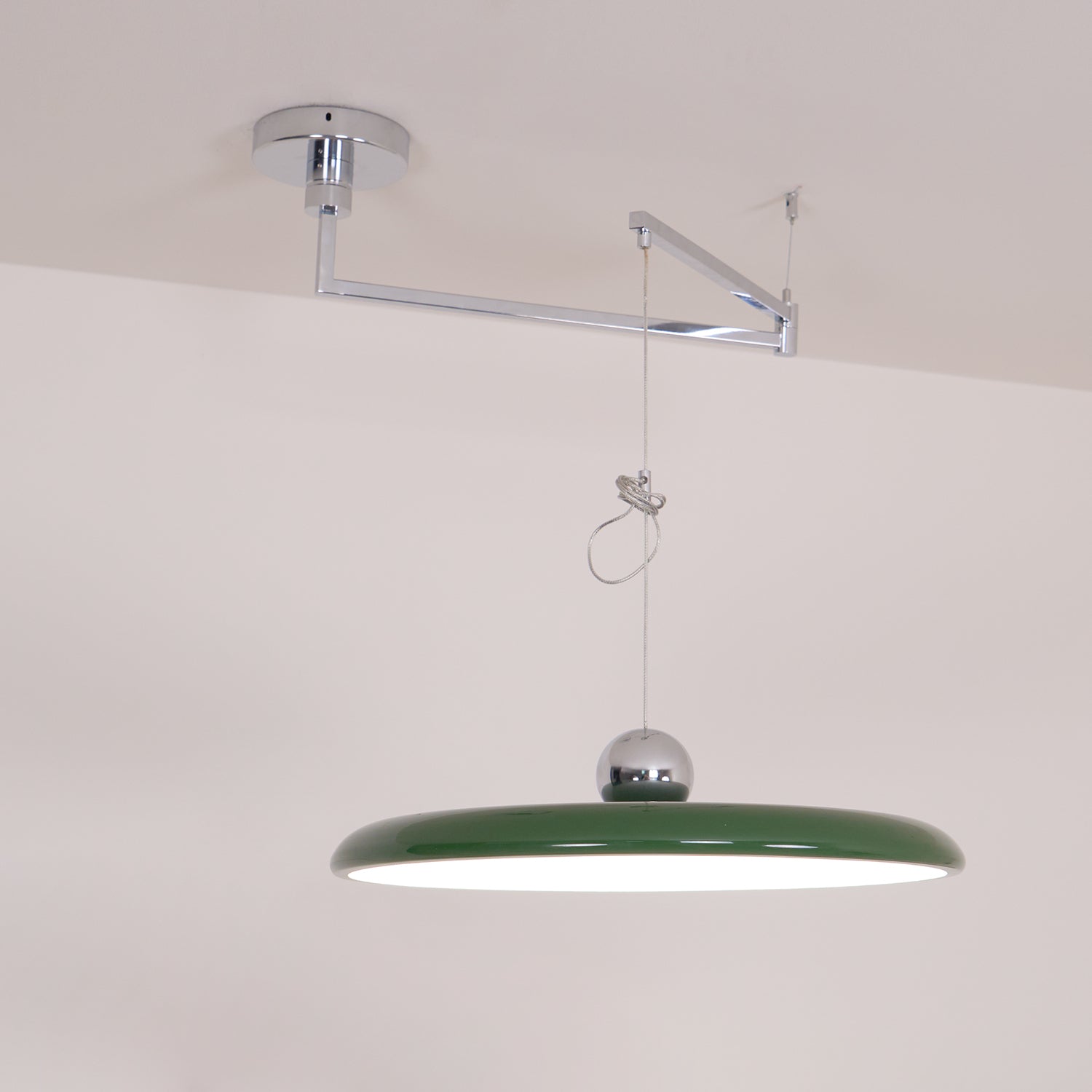 Lampada a sospensione LED sottile per interni con altezza regolabile
