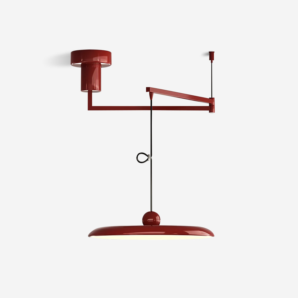 Lampada a sospensione LED sottile con altezza regolabile per interni