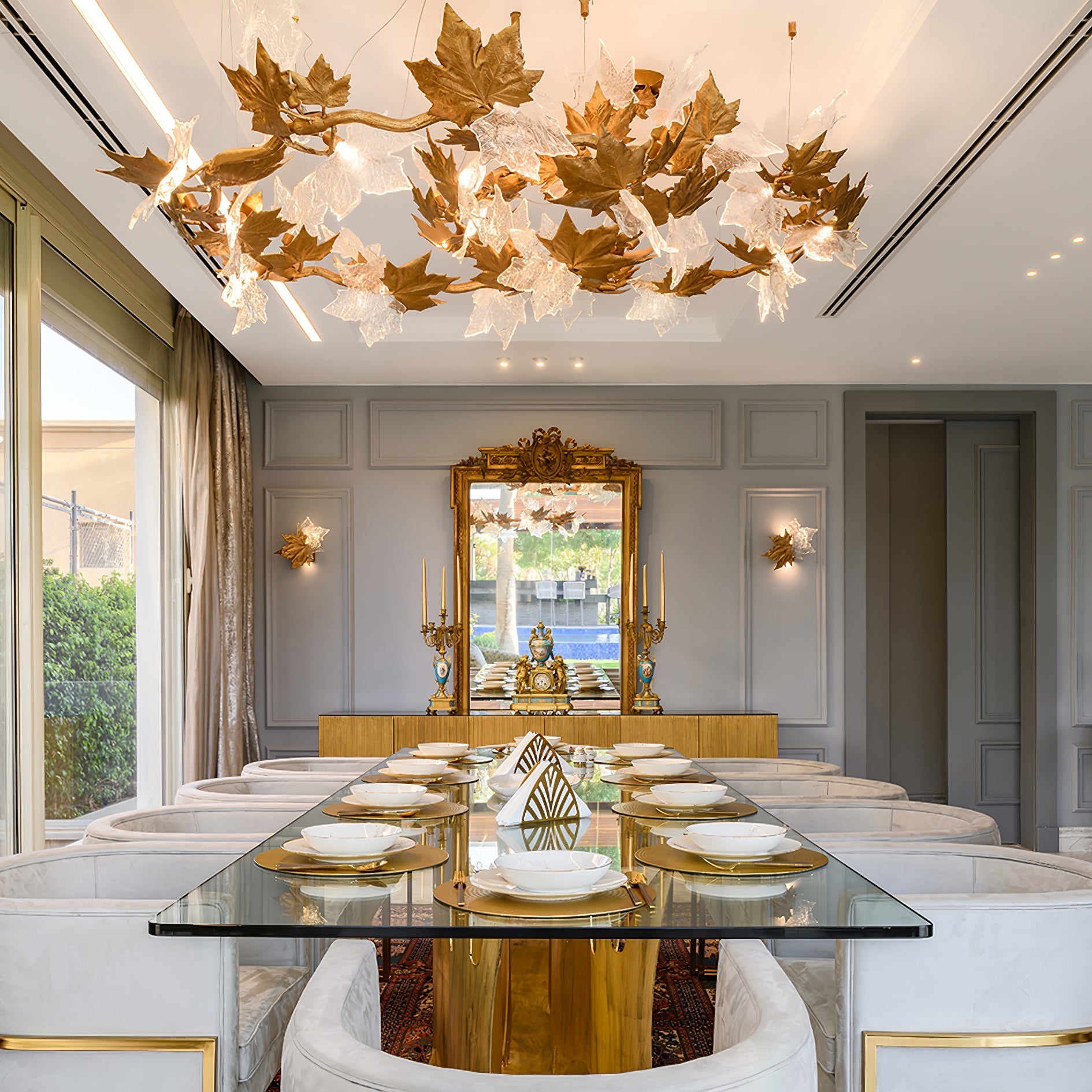 Kinkiet Folio Leaves