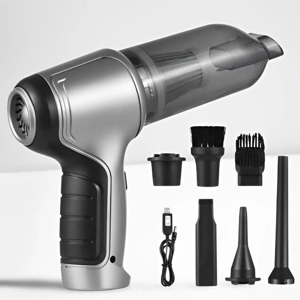 Handheld efficient and compact vacuum cleaner – ideal for car and household use