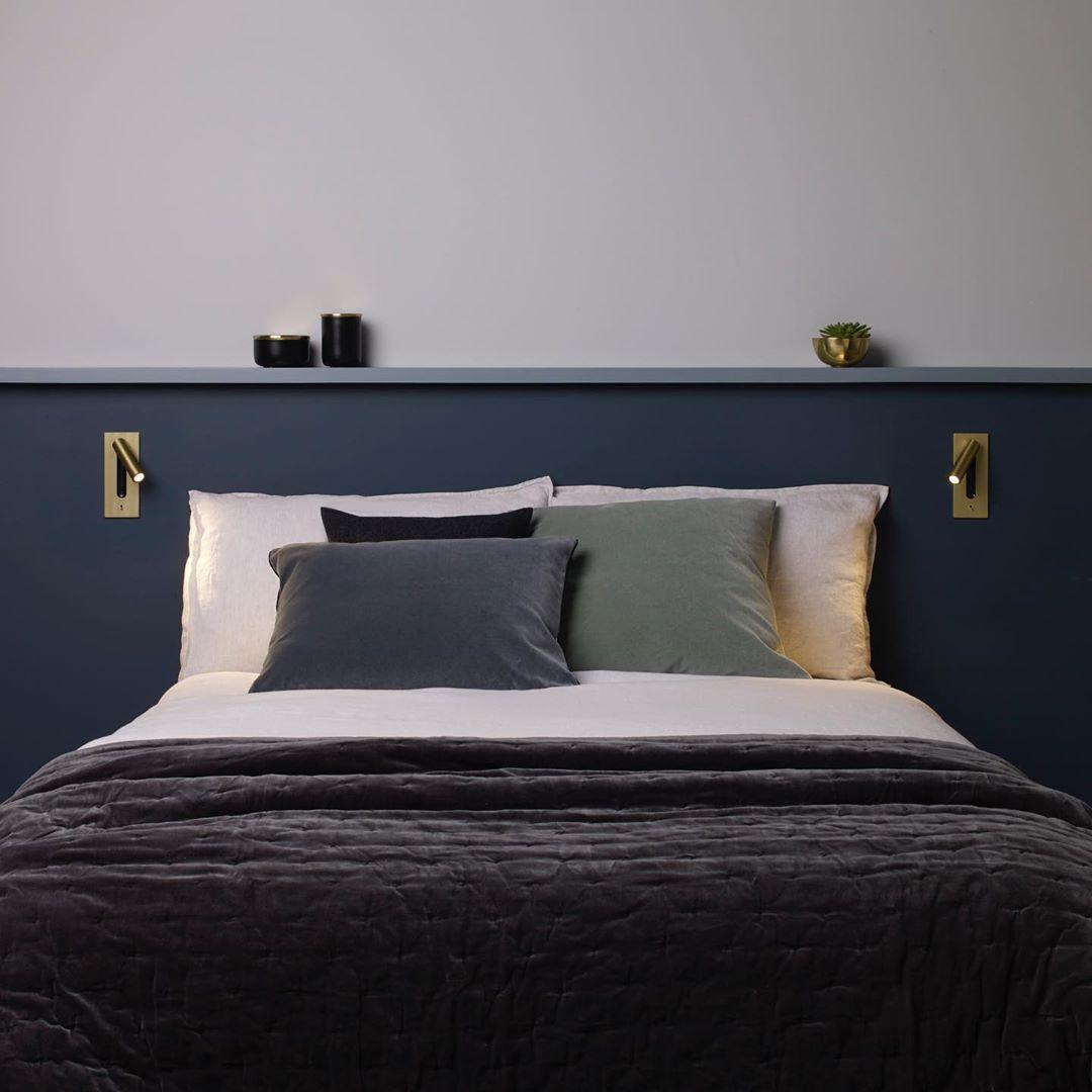 Lampada da lettura da parete con illuminazione notturna LED integrata