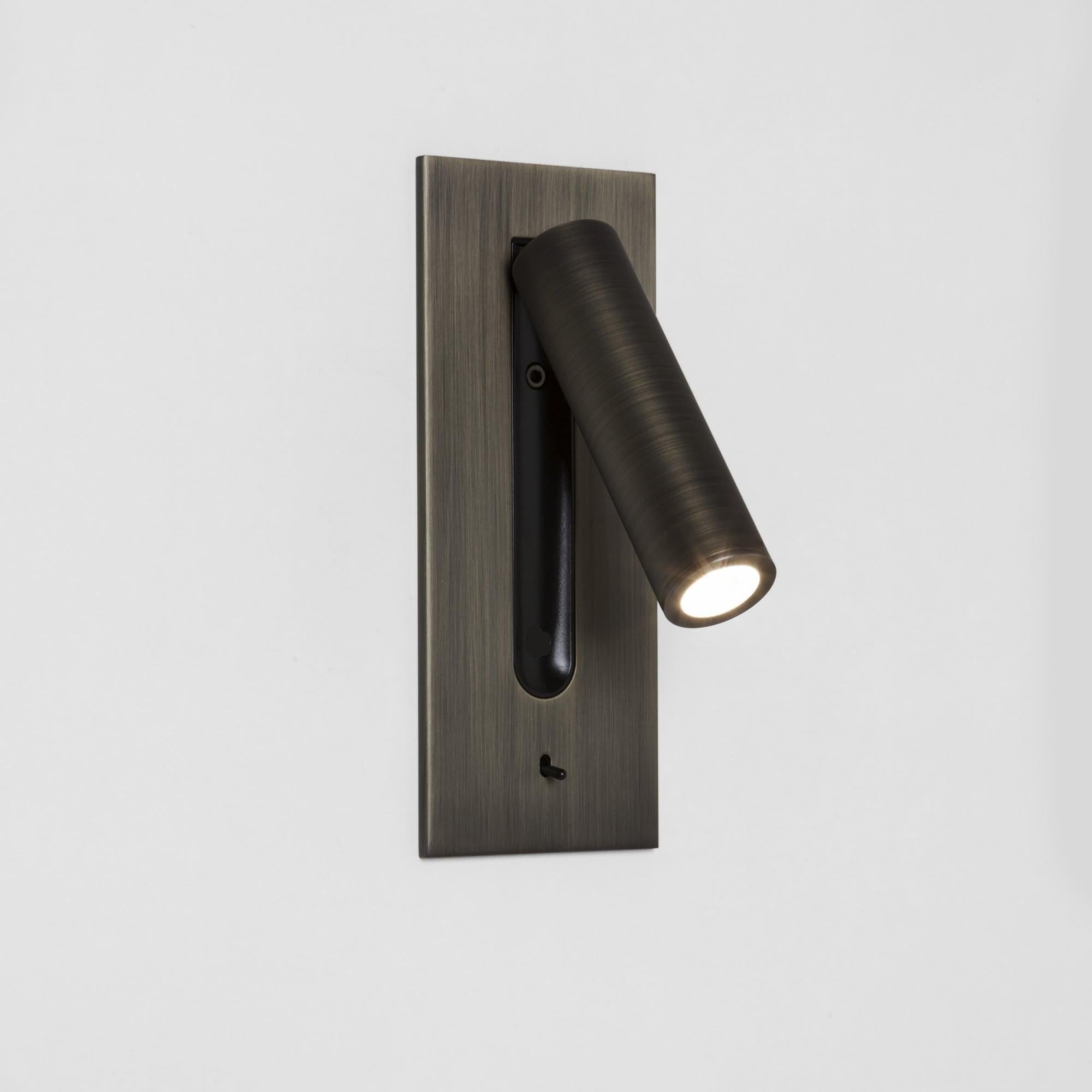 Lampada da lettura da parete con illuminazione notturna LED integrata