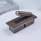 Lampada da lettura da parete con illuminazione notturna LED integrata