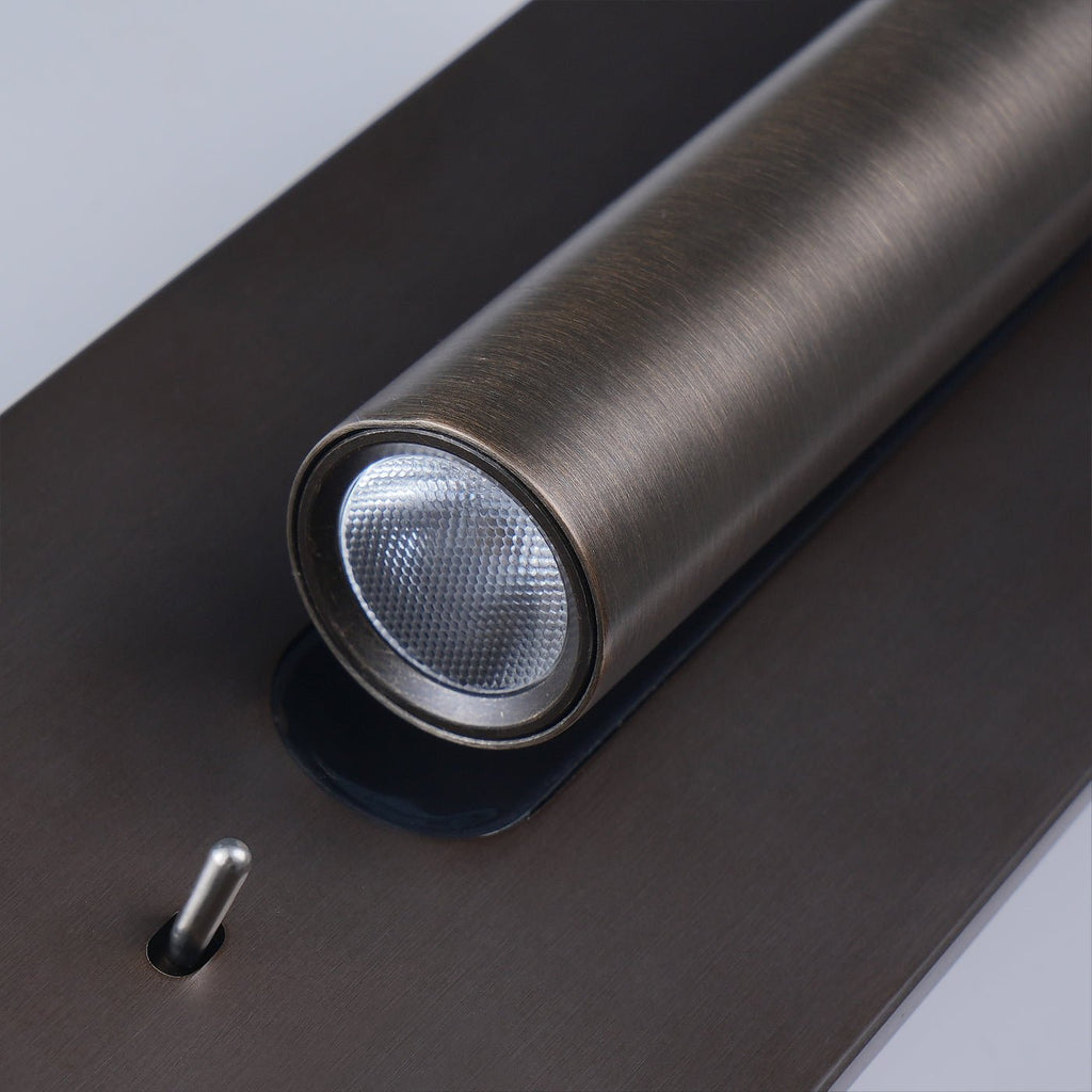 Lampada da lettura da parete con illuminazione notturna LED integrata