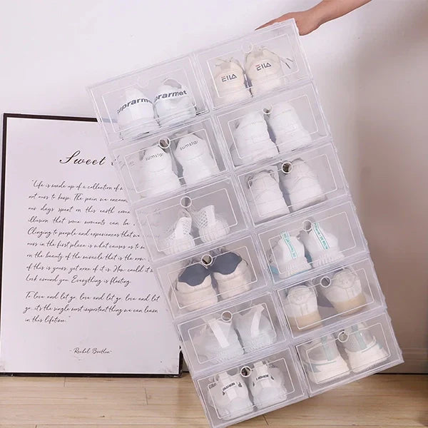 Praktyczne przezroczyste organizery na buty