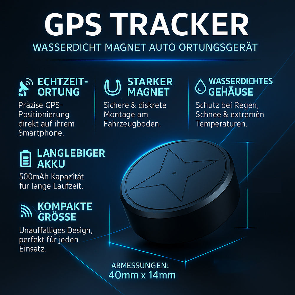 Kompaktowy magnetem wodoodporny GPS Tracker