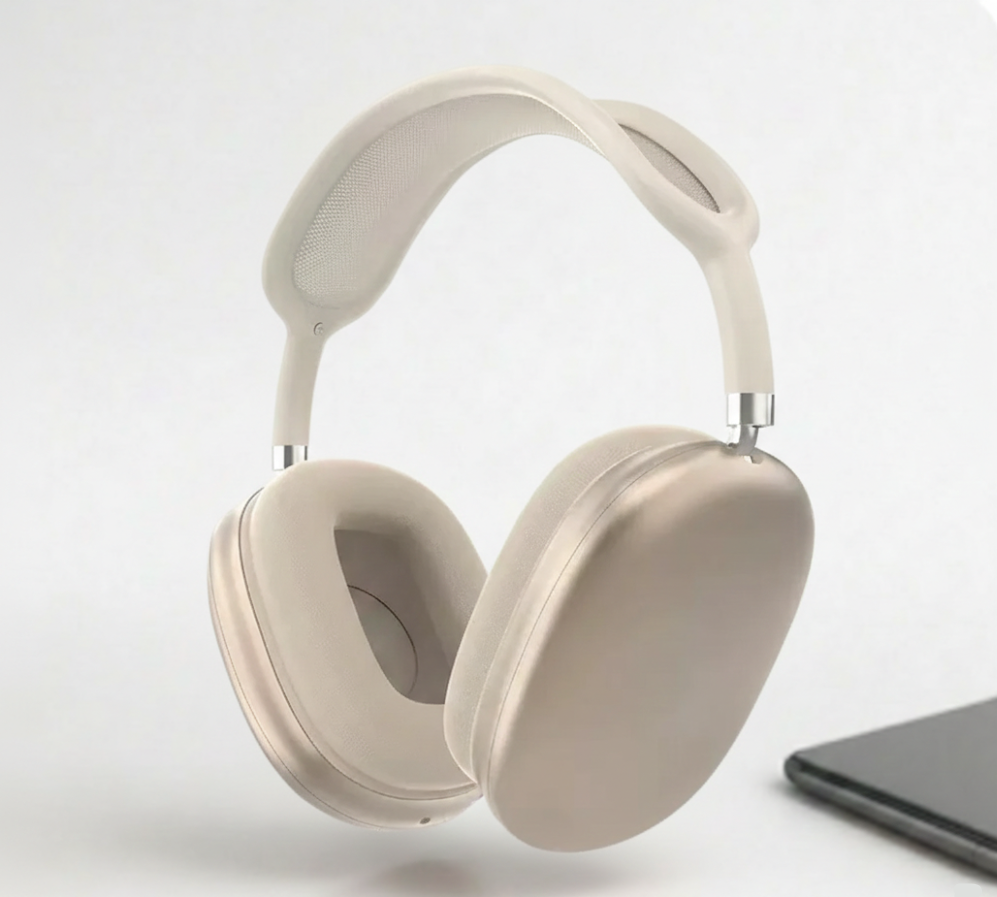 Draadloze Bluetooth-hoofdtelefoon met ingebouwde microfoon