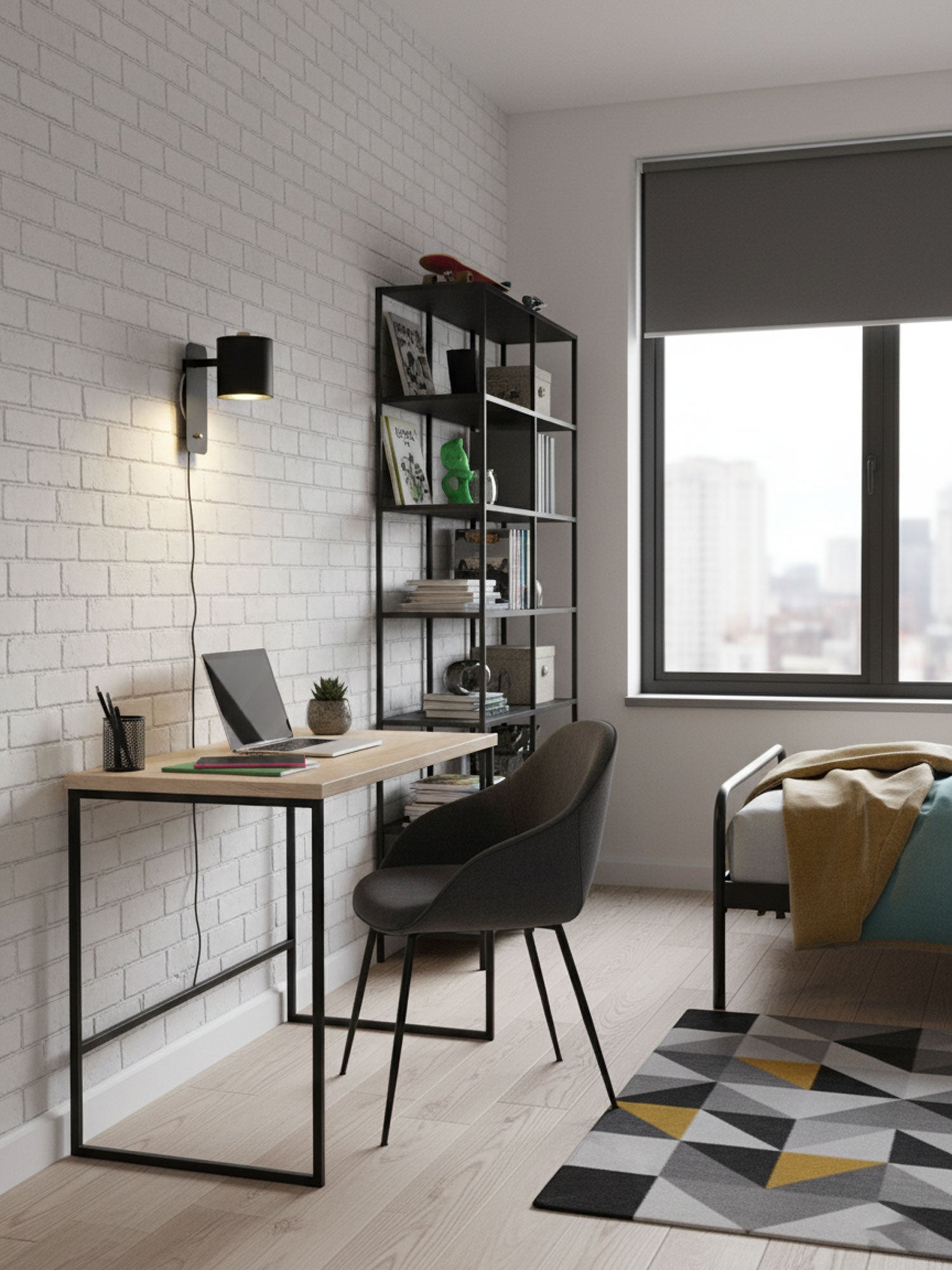 Rotatable Cylindrical Adjustable Wall Sconce Lamp