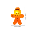 Świąteczne lampki LED o ciepłym blasku w kształcie piernika