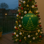 Świąteczna gigantyczna bombka LED – magiczna świąteczna iluminacja