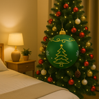 Świąteczna gigantyczna bombka LED – magiczna świąteczna iluminacja