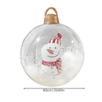 Świąteczna gigantyczna bombka LED – magiczna świąteczna iluminacja