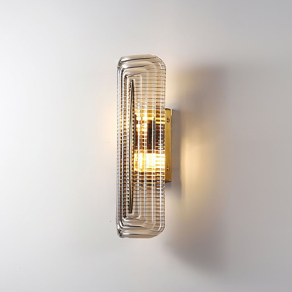 Modern curved LED wall lamp for interior lighting