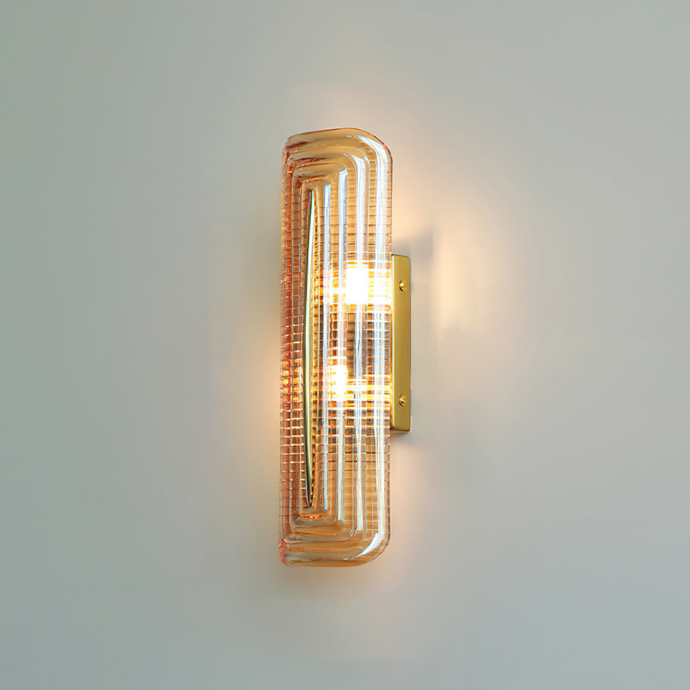 Nowoczesna, zakrzywiona lampa ścienna LED do oświetlenia wnętrz