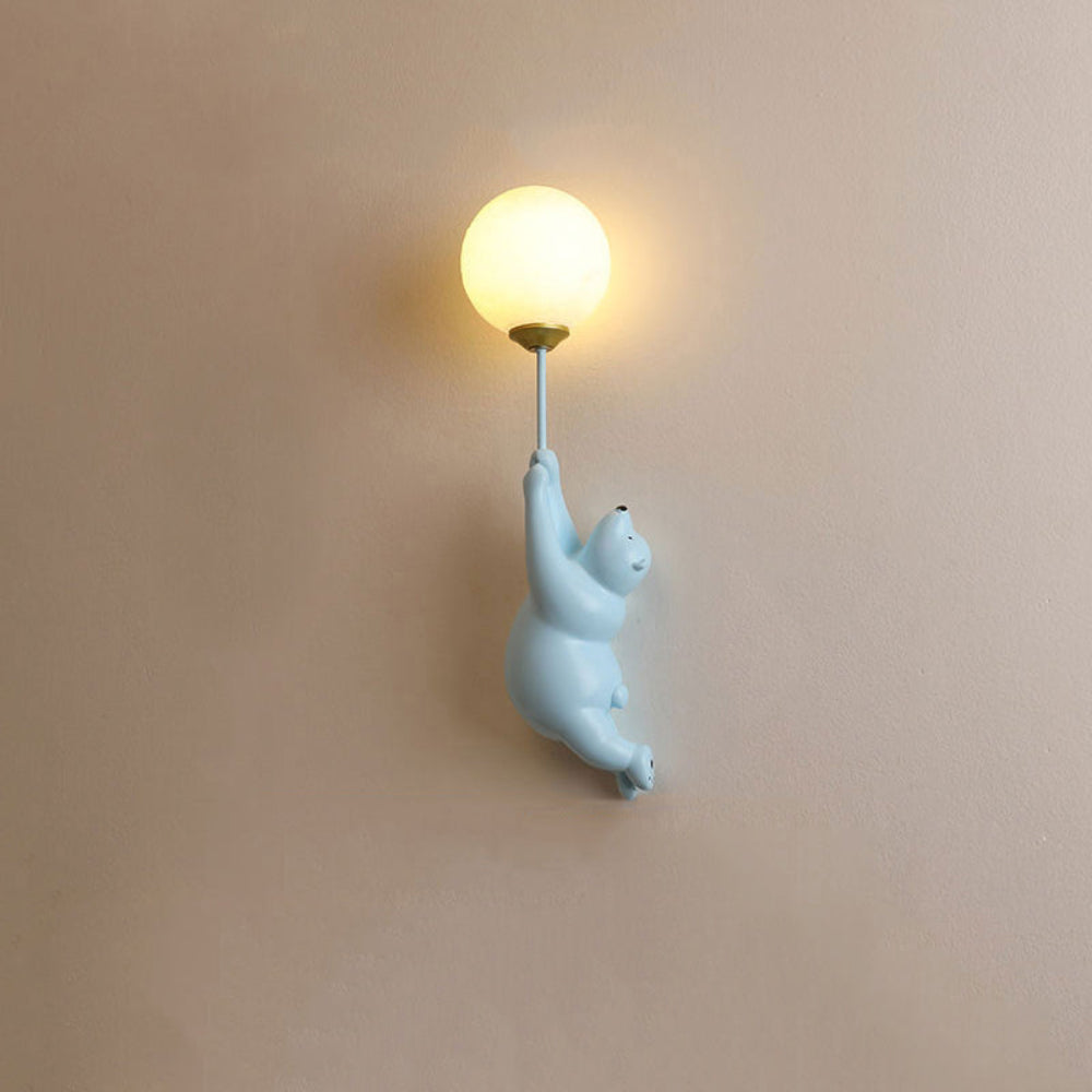 Lampa ścienna Soft Glow Bear Balloon