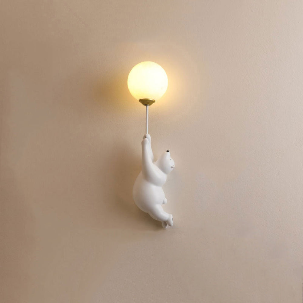 Lampa ścienna Soft Glow Bear Balloon