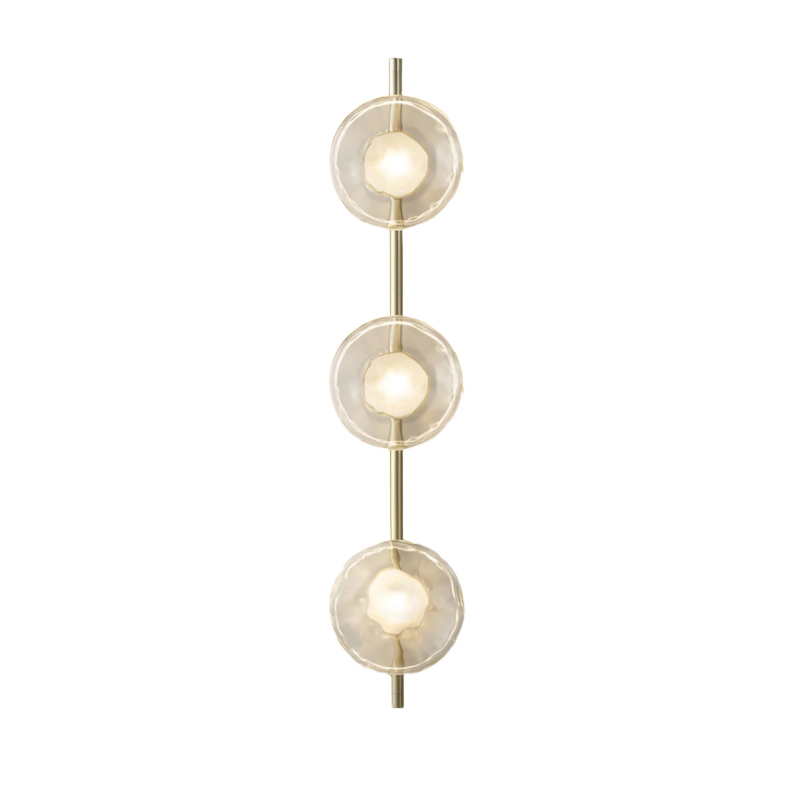 Applique rotonda nordica superficie testurizzata