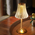 Elegant LED crystal lamp with touch and brightness control