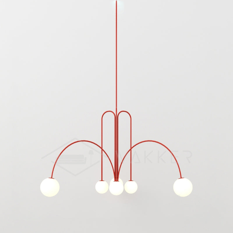 Lampada da soffitto sottile illuminazione decorativa a sospensione elegante