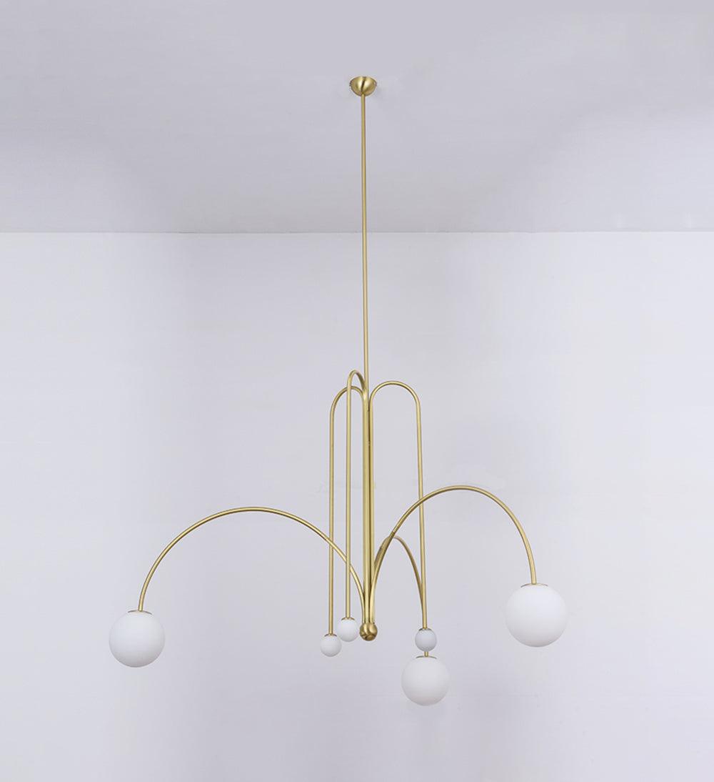 Lampada da soffitto sottile illuminazione decorativa a sospensione elegante
