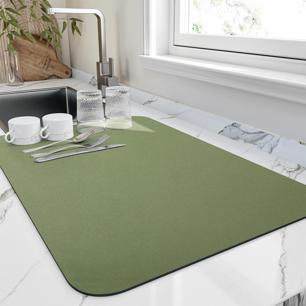 Tappetino da cucina elastico e super assorbente per stoviglie
