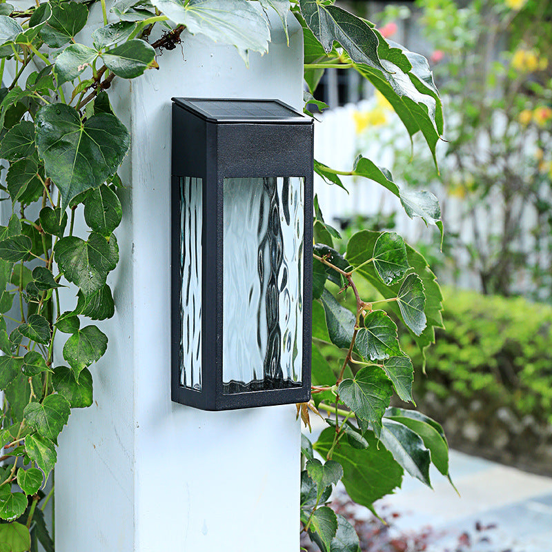 Wytrzymała solarna lampa ścienna LED – wodoodporna lampa ogrodowa do użytku na zewnątrz