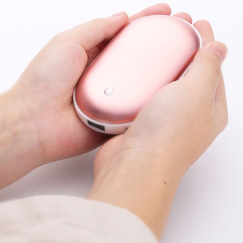 Tragbarer wiederaufladbarer Handwärmer mit Powerbank und schneller Aufheizung