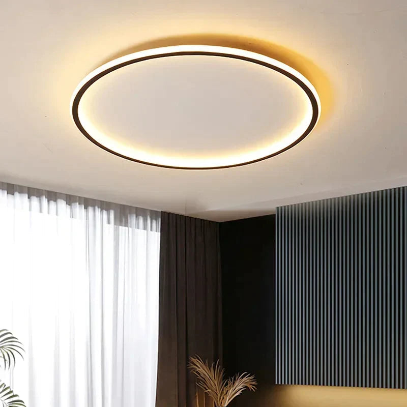 Skandinavische runde LED-Deckenleuchte, funktionale Beleuchtung