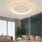 Lampe de plafond LED ronde scandinave fonctionnelle pour intérieur élégant
