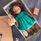 Peluche morbido da ragazza bambola giocattolo realistica