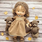Peluche morbido da ragazza bambola giocattolo realistica