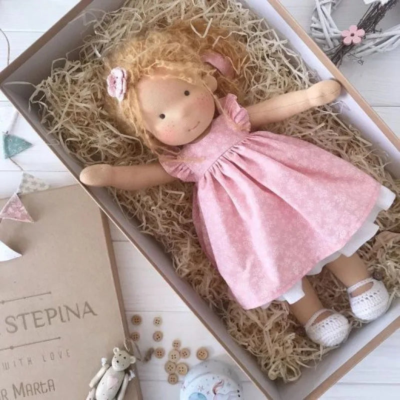 Peluche morbido da ragazza bambola giocattolo realistica