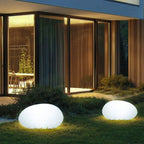 Wireless rainproof outdoor lighting for garden and pathways