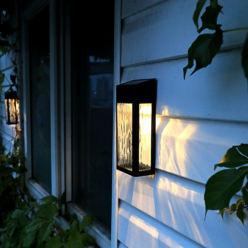Wytrzymała solarna lampa ścienna LED – wodoodporna lampa ogrodowa do użytku na zewnątrz