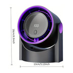Ventilateur de refroidissement USB compact avec soufflerie oscillante