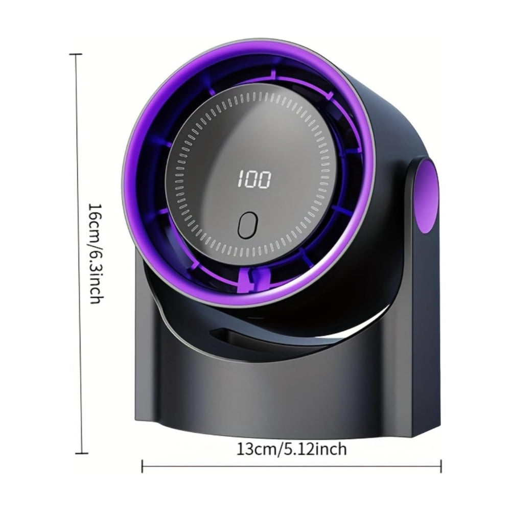 Ventilateur de refroidissement USB compact avec soufflerie oscillante