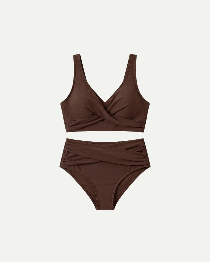Women's High-Waisted Shaping Bikini Set