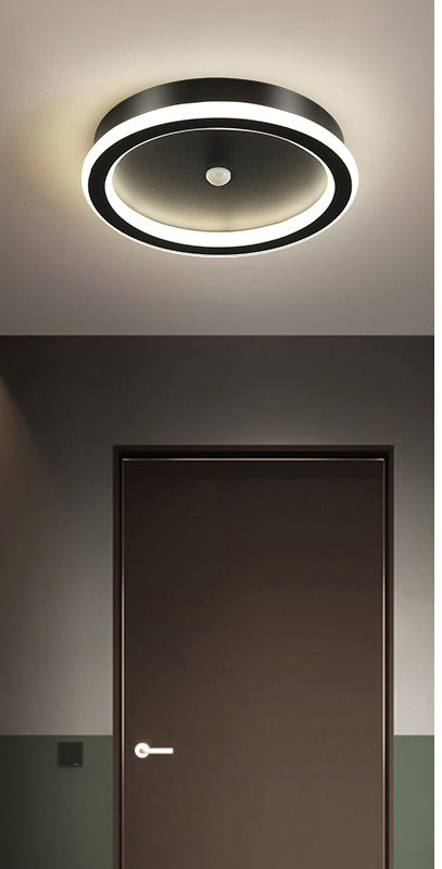Lampe de plafond LED moderne avec détecteur de mouvement