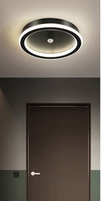 Lampe de plafond LED moderne avec détecteur de mouvement