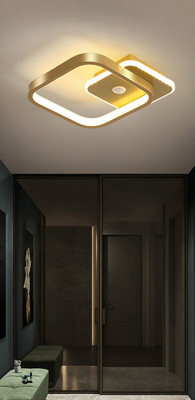 Lampe de plafond LED moderne avec détecteur de mouvement