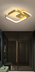 Lampe de plafond LED moderne avec détecteur de mouvement