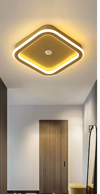 Lampe de plafond LED moderne avec détecteur de mouvement